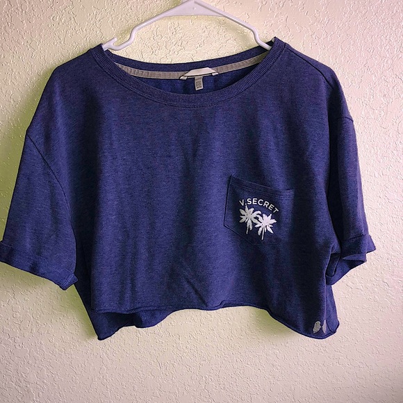 Victoria's Secret Tops - VICTORIA SECRET CROP TOP SWEATER TEE
